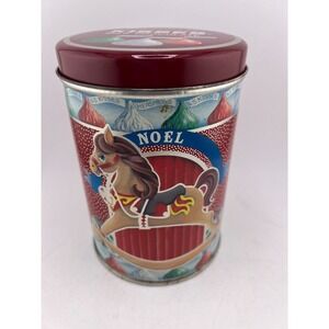 1990‎ Vintage Hershey's Kisses Rocking Horse Holiday Tin/Candy Tin